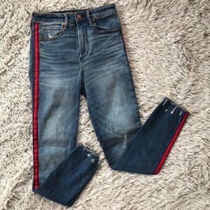 Abercrombie & Fitch Simone High Rise Ankle Jeans